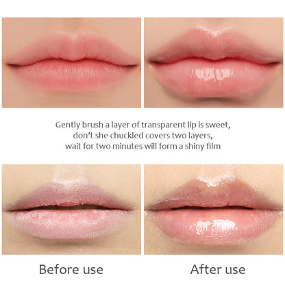 Kissbeauty Transparent Lip Oil Moisturizing Fade Lip Lines Elastic Moisturizing Big Mouth Lip Maximizer